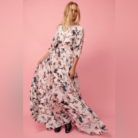 Yumi Kim Woodstock Flowy Maxi Dress in French Maison Size M - Picture 2 of 9